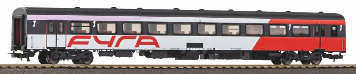 PIKO 97635 - H0 - Personenwagen ICR 1. Klasse, Fyra, SNCB, Ep. IV